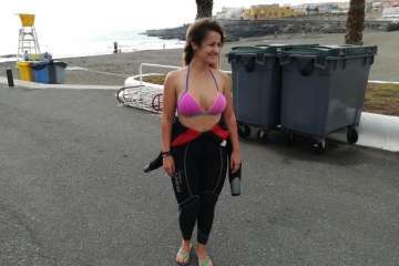 La limpieza de fondos marinos de La Garita 'rueda' con éxito (Foto TA)